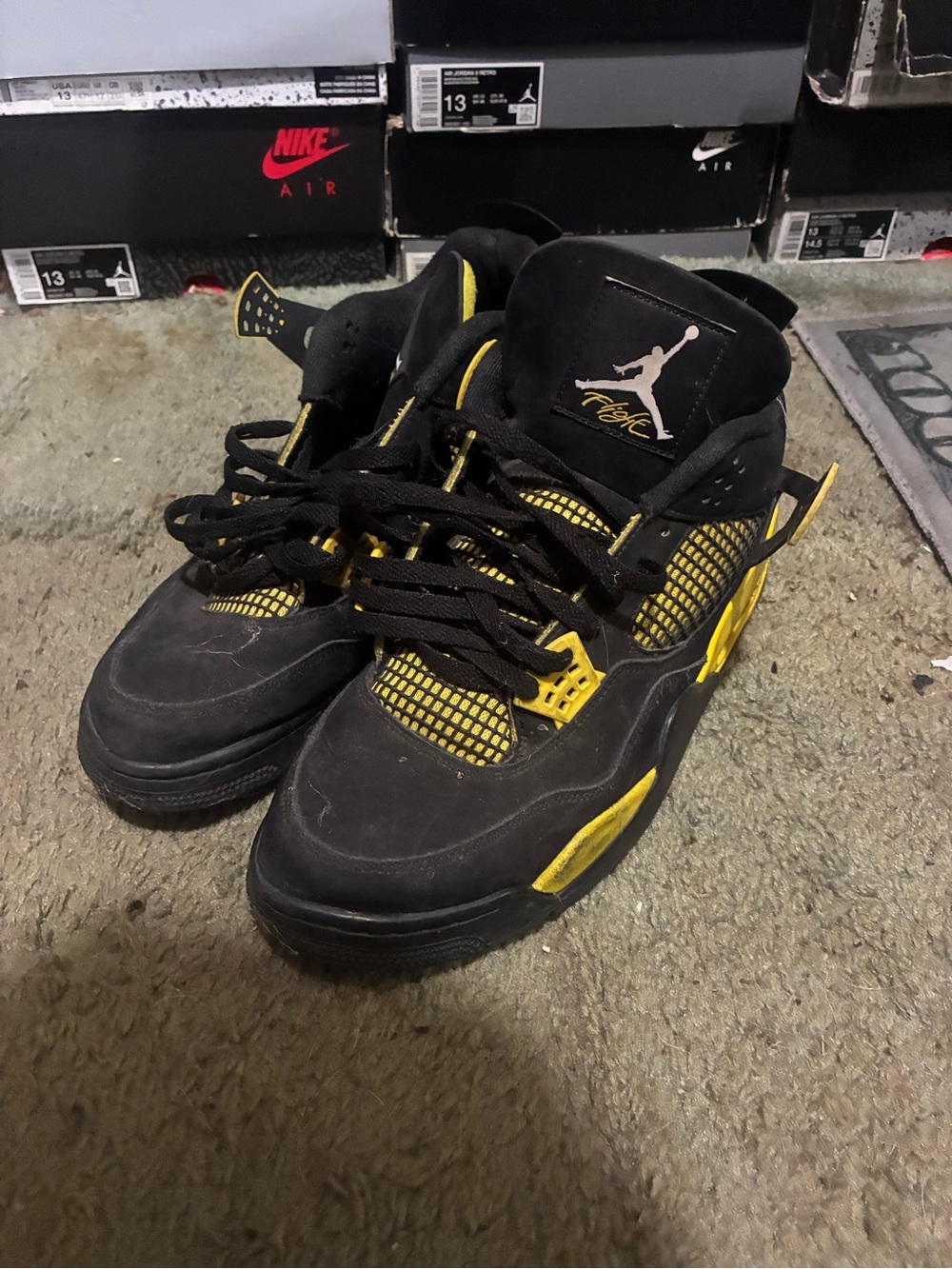 Jordan 4’s Men Thunder